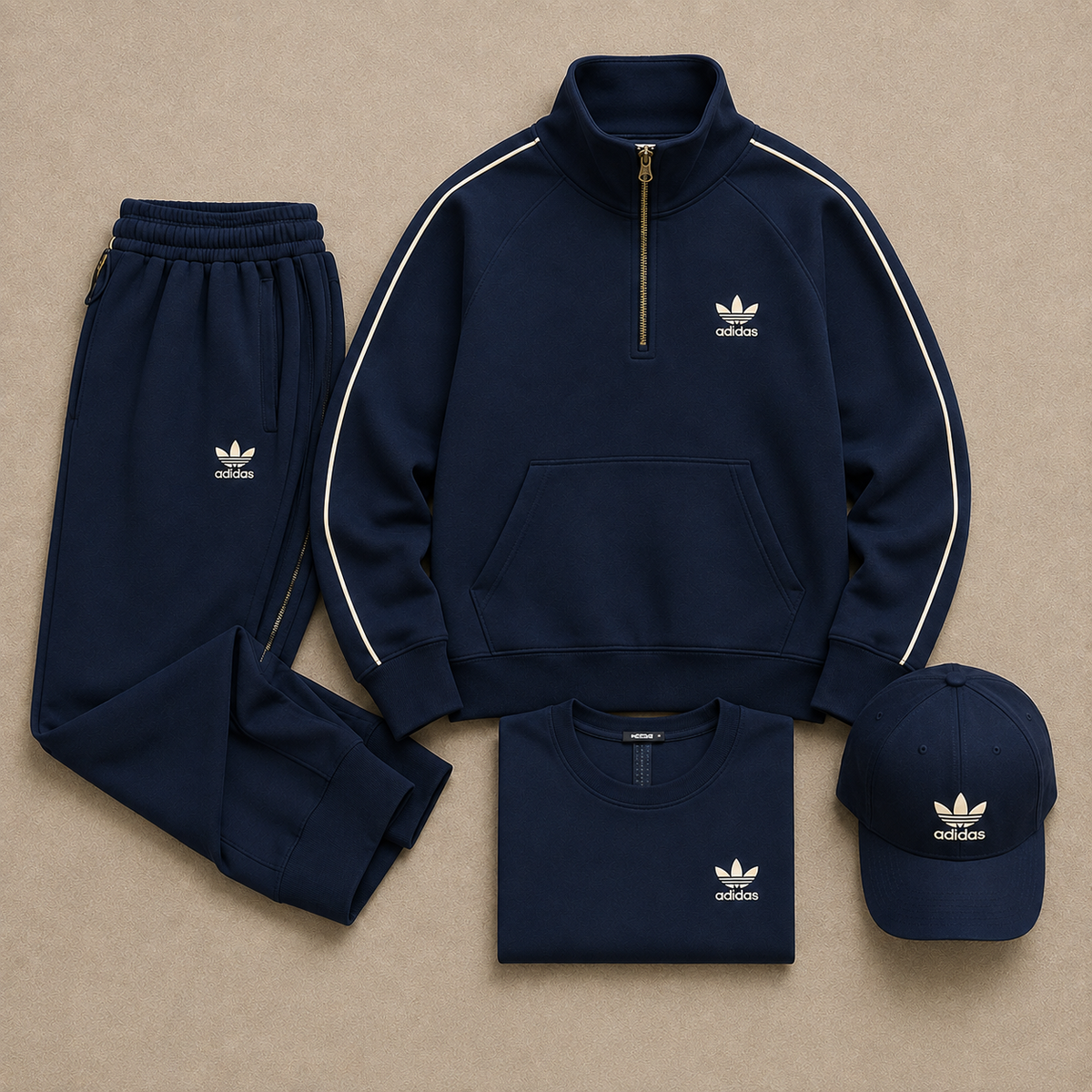 Cozy Half-Zip Comfort Set